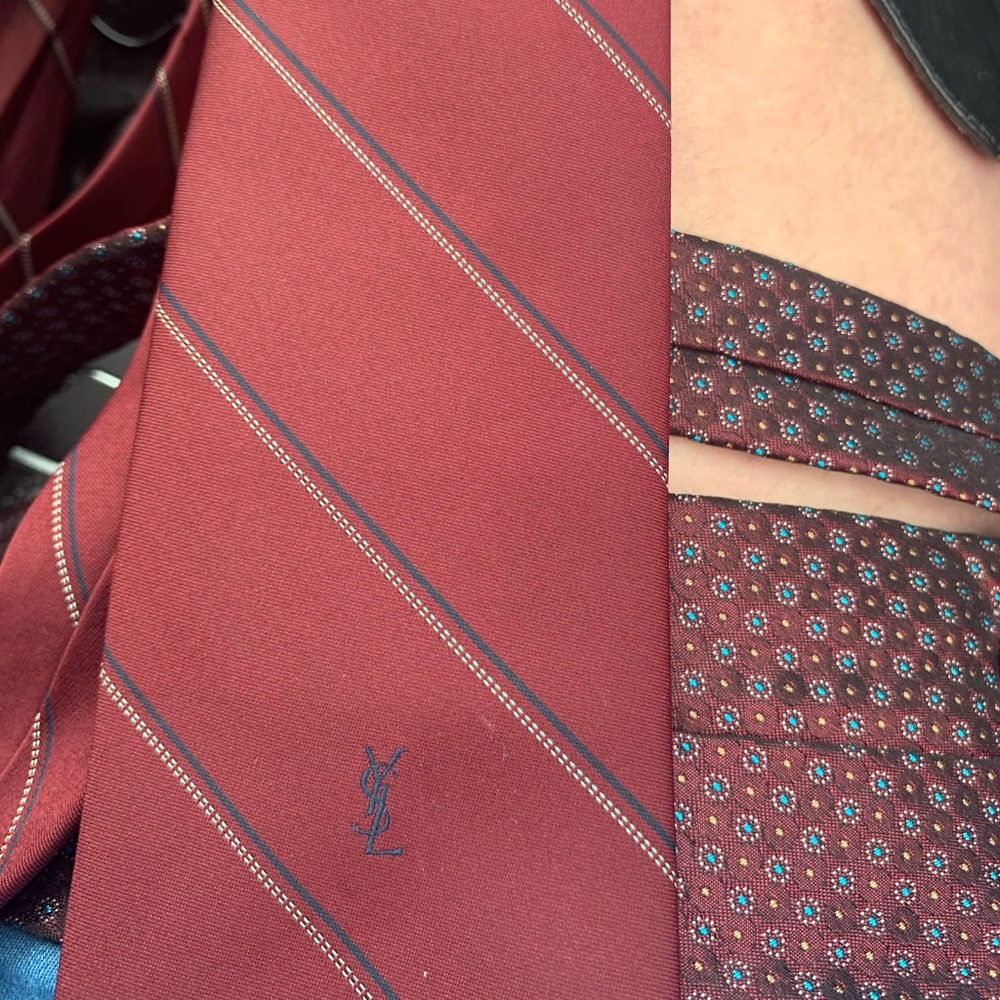 Vintage YSL tie